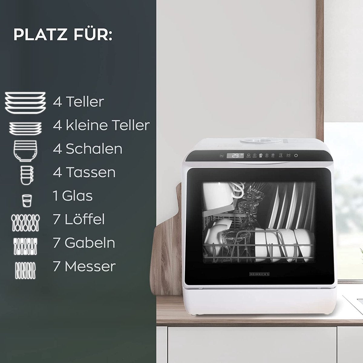 Heinrichs mini dishwasher