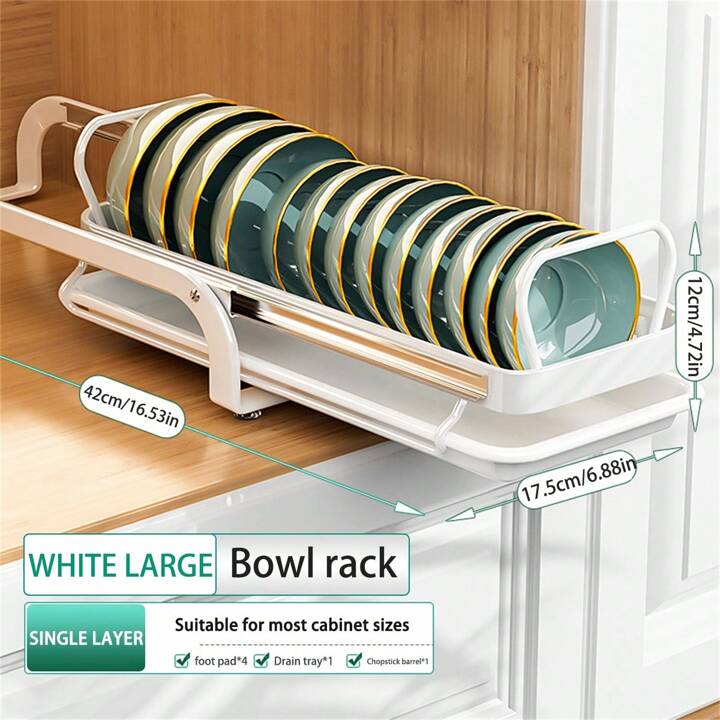 Kitchen Dish Storage Rack