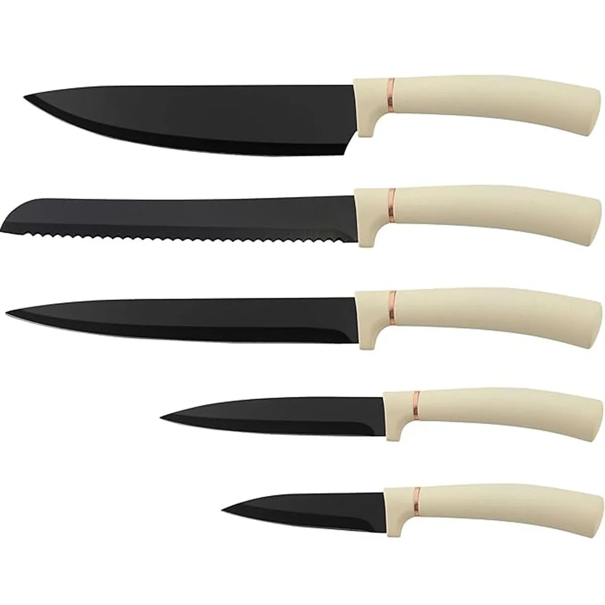 Set Knives x12 Kit Cutters Slicers Chopper Spoons Kitchen