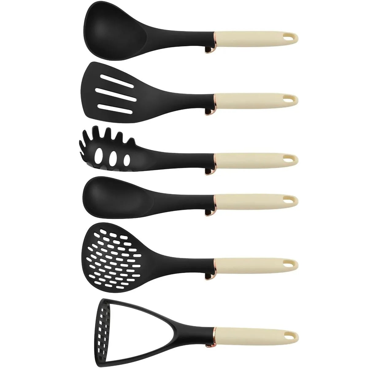 Set Knives x12 Kit Cutters Slicers Chopper Spoons Kitchen