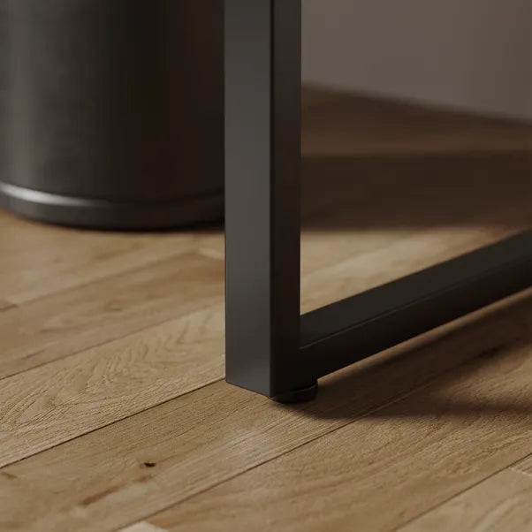 Edison Storage Desk Oak Effect