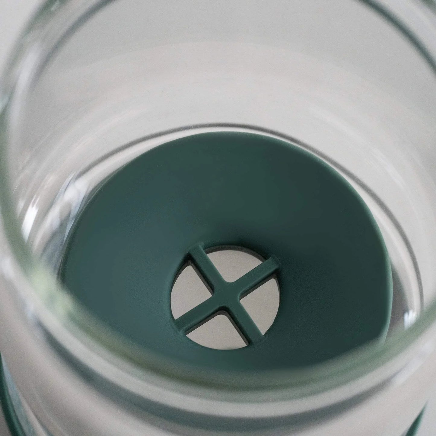 Flip-Over Glass Pickle Jar