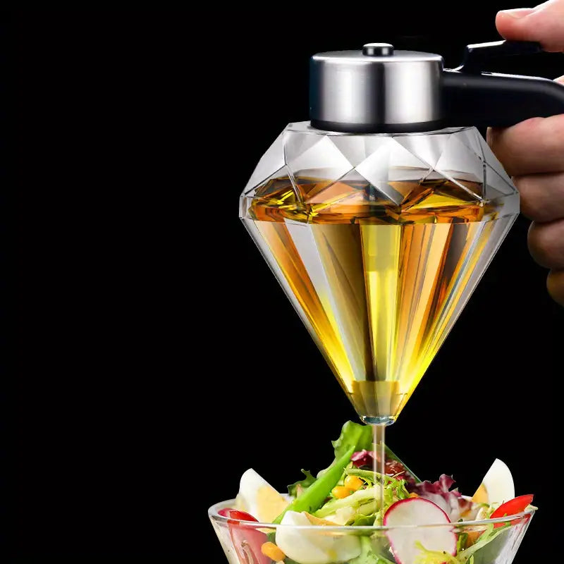Transparent Glass Honey Dispenser