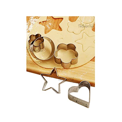 4 Shape Cookie Cutter Set 12 pcs