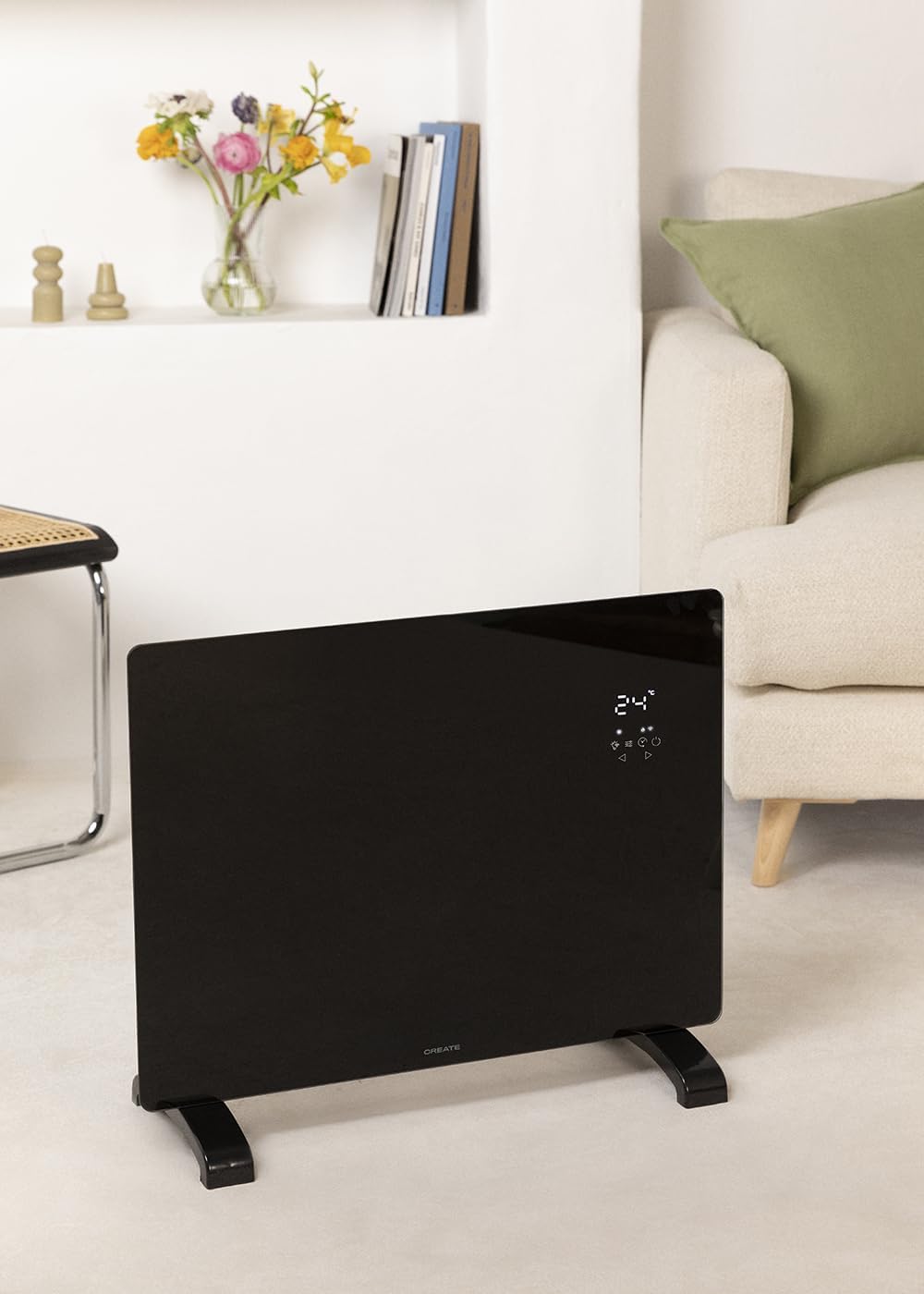 CREATE WARM CRYSTAL Convection Heater Glass Convector