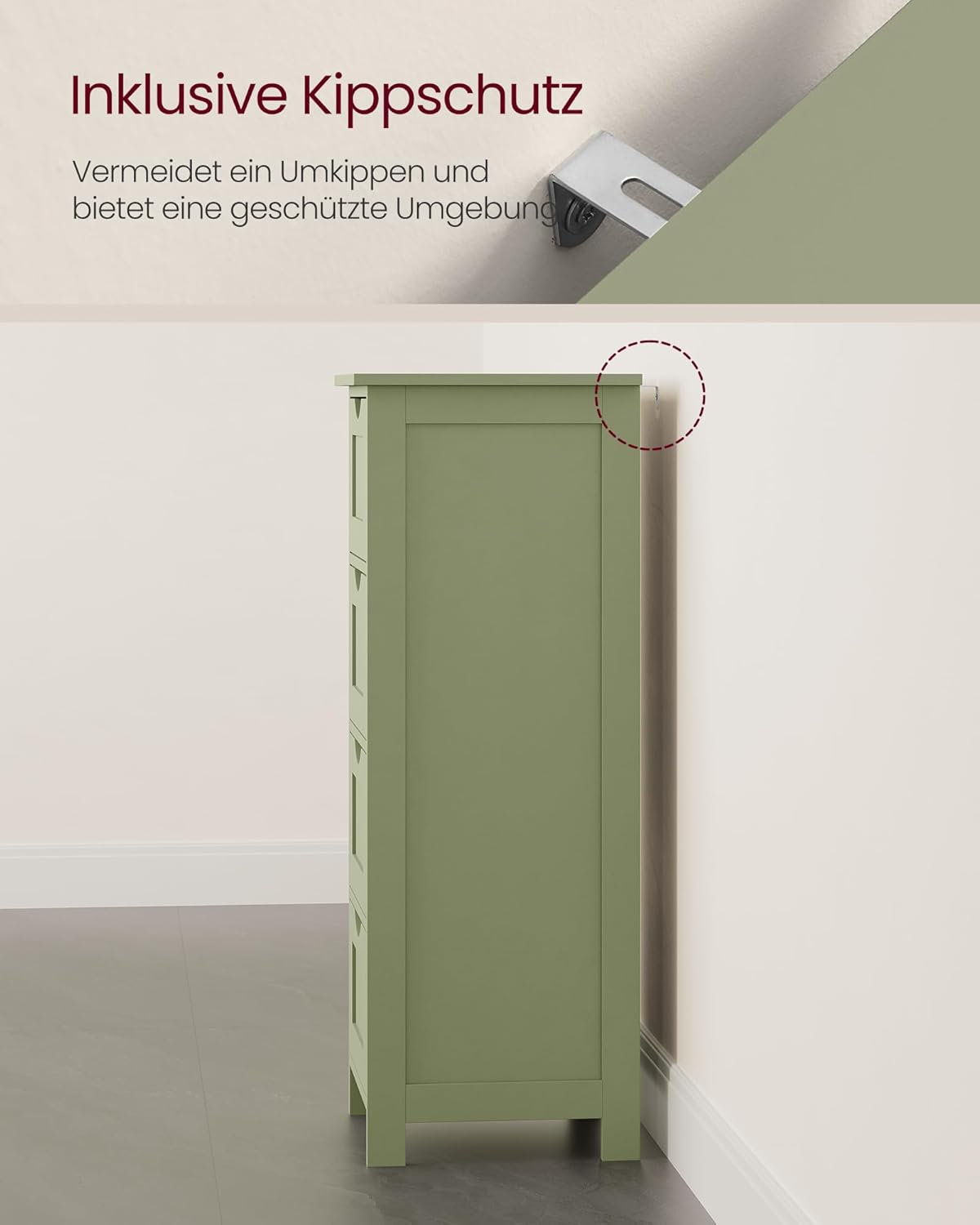 VASAGLE Bathroom Cabinet