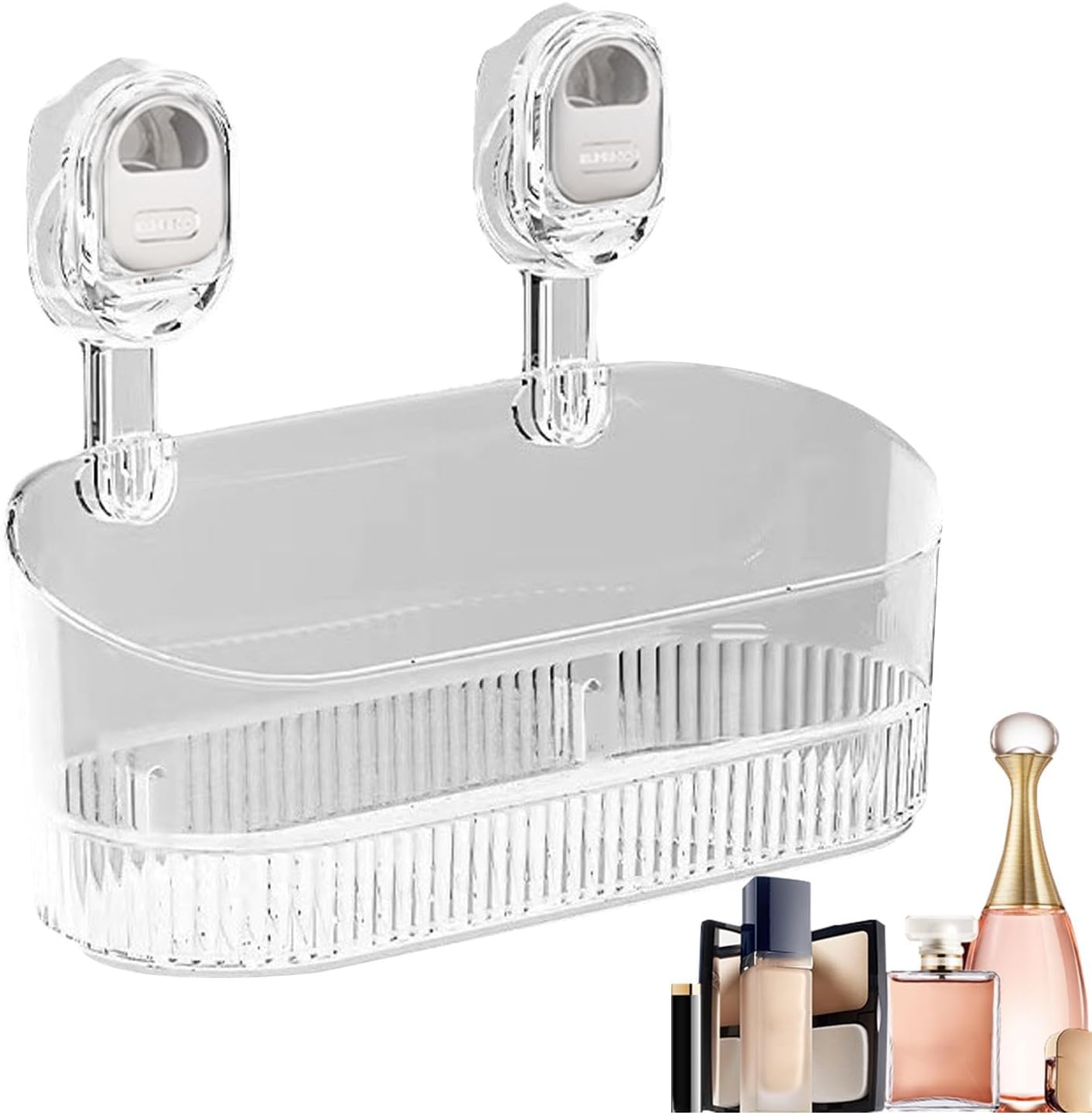 Suction Cup Bathroom Shelf