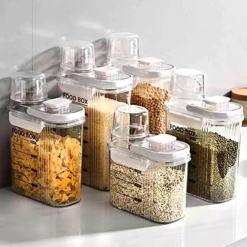 Food Storage Containers with Measuring Cup