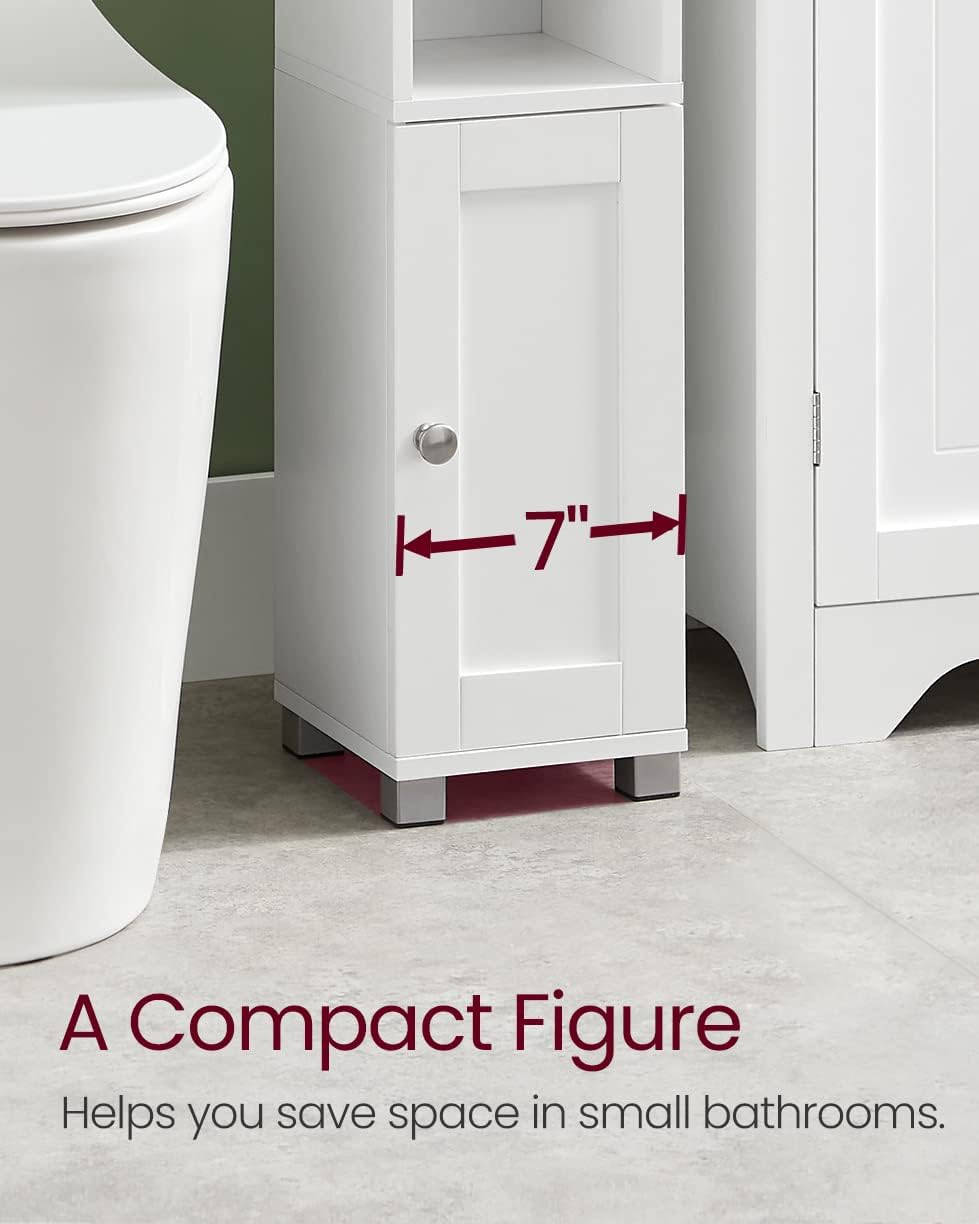 VASAGLE Small Bathroom Storage Cabinet