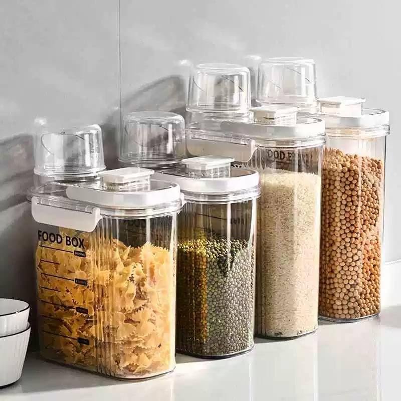 Food Storage Containers with Measuring Cup