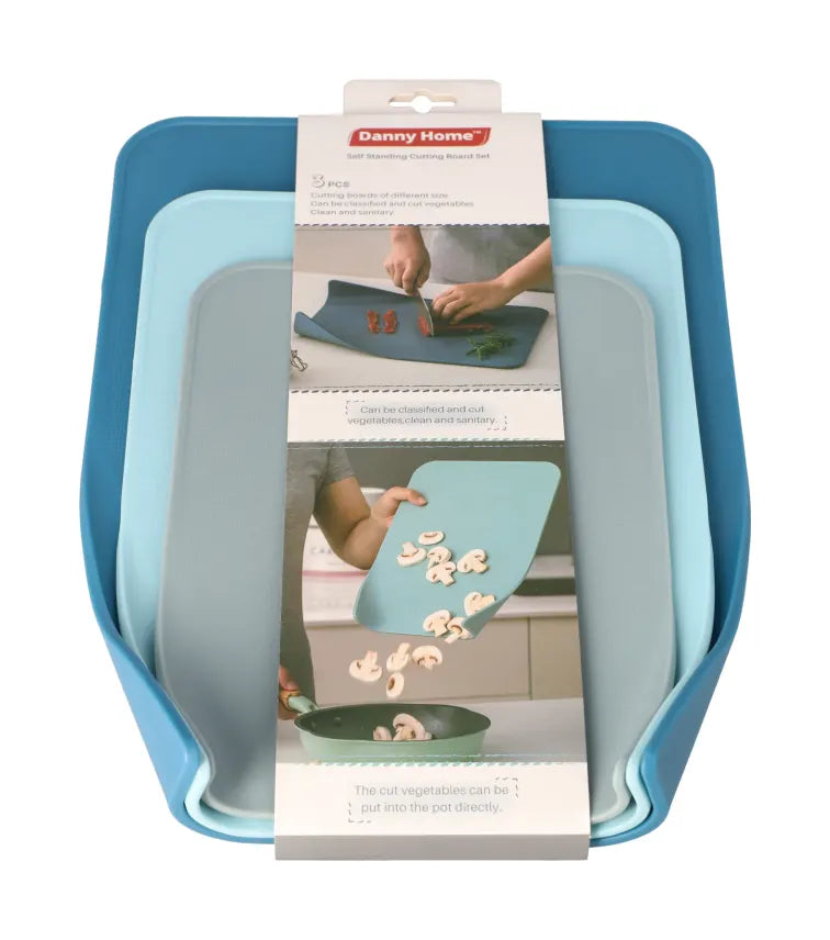 Danny home Self Standing Chopping Boards set of 3