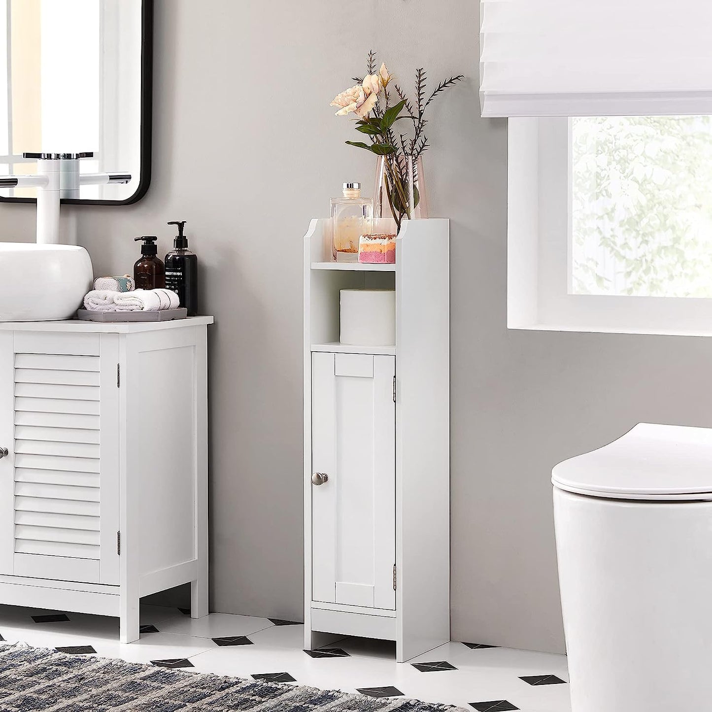 VASAGLE Corner Floor Cabinet