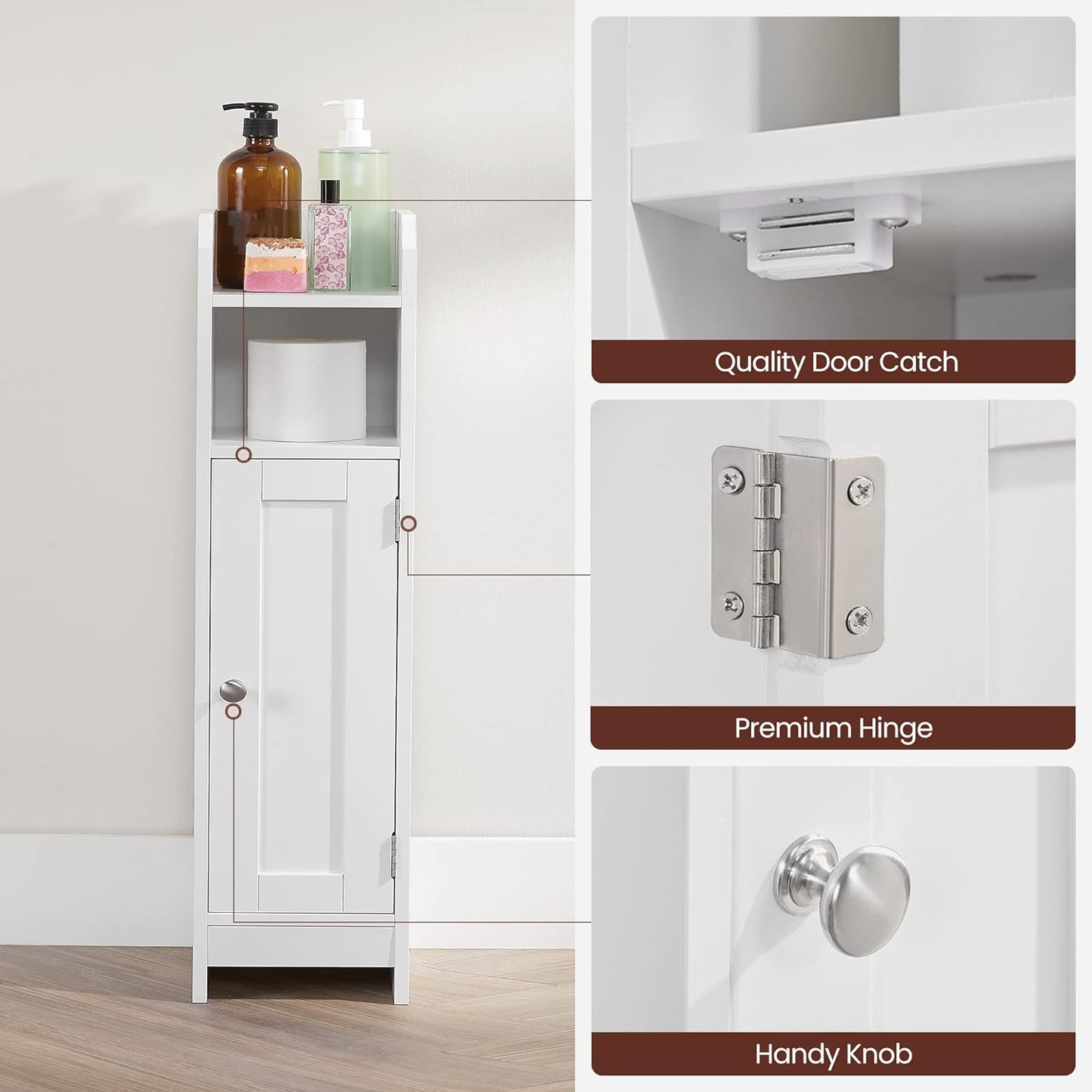 VASAGLE Corner Floor Cabinet
