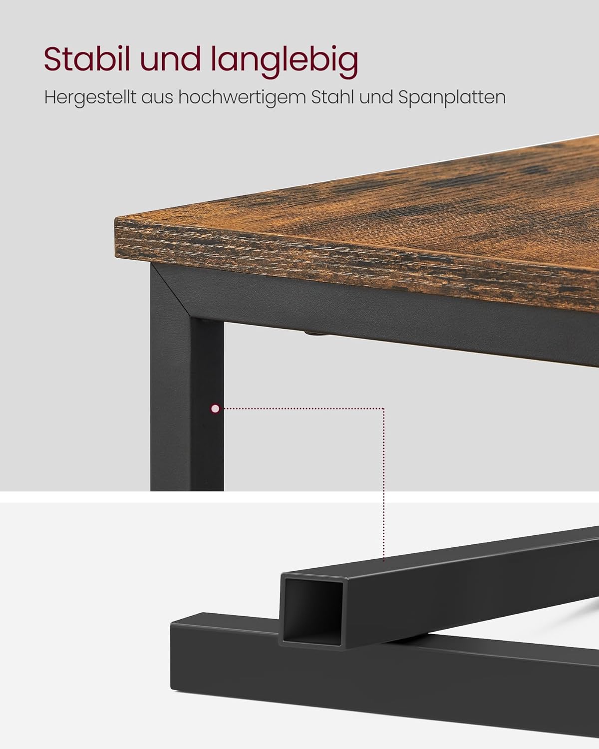 VASAGLE Bedside Table