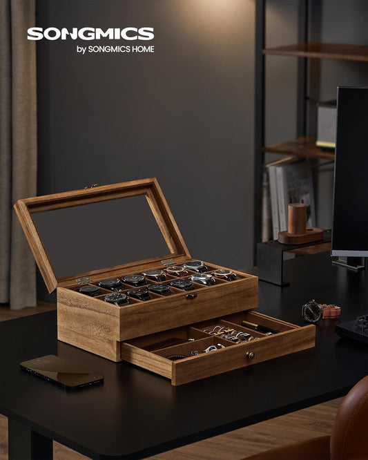 SONGMICS Watch Box UJOW012K01