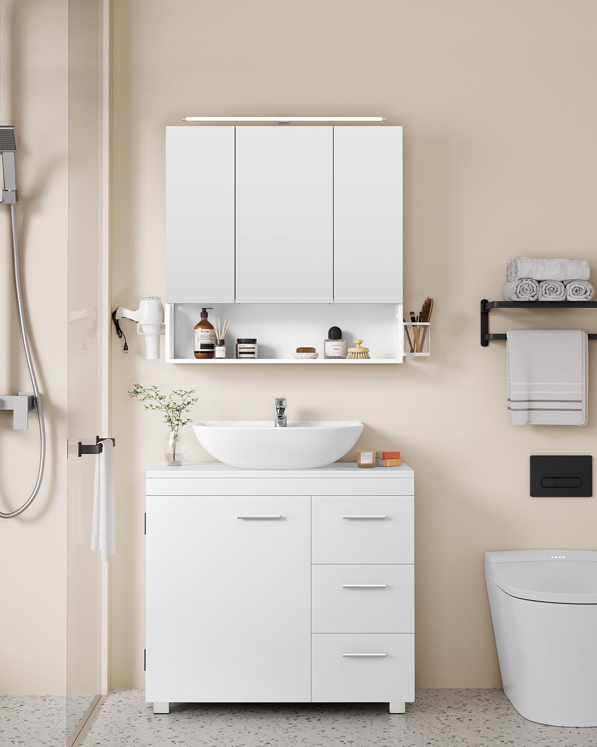 VASAGLE Under Sink Bathroom Cabinet