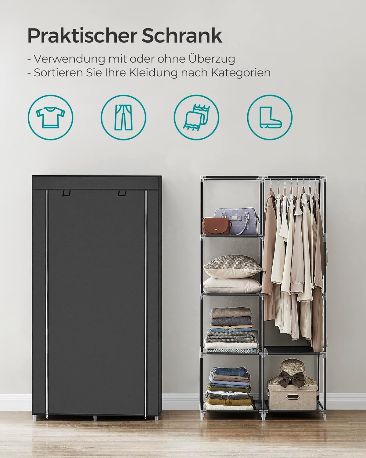 SONGMICS Fabric Wardrobe RYG84H