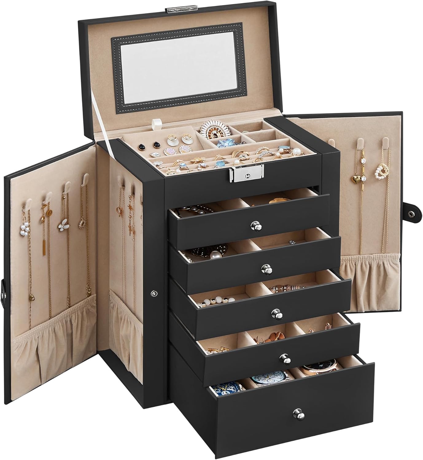SONGMICS Jewellery Box JBC152B01