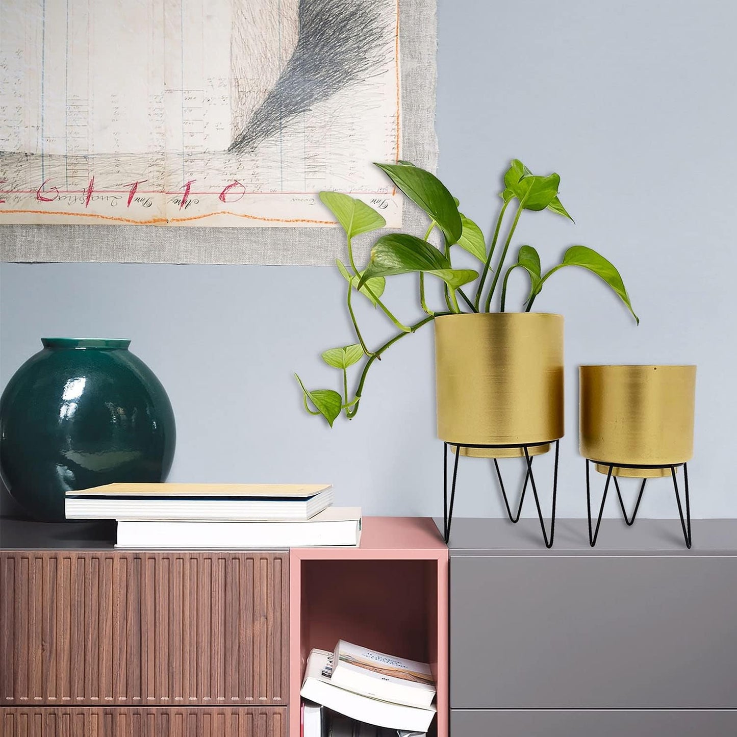 Set of 2 Flower Pots