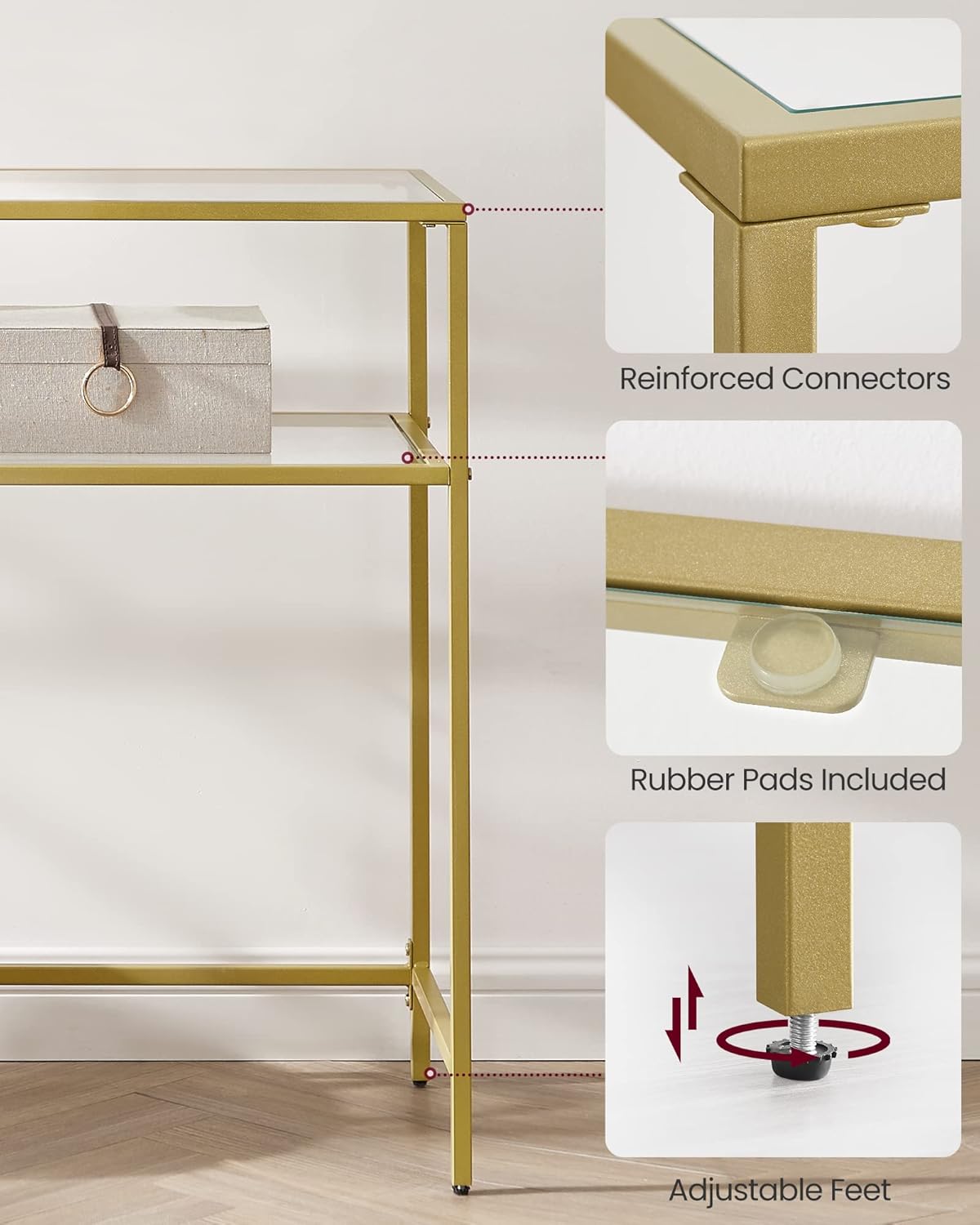 VASAGLE Console Sofa Table LGT045A61