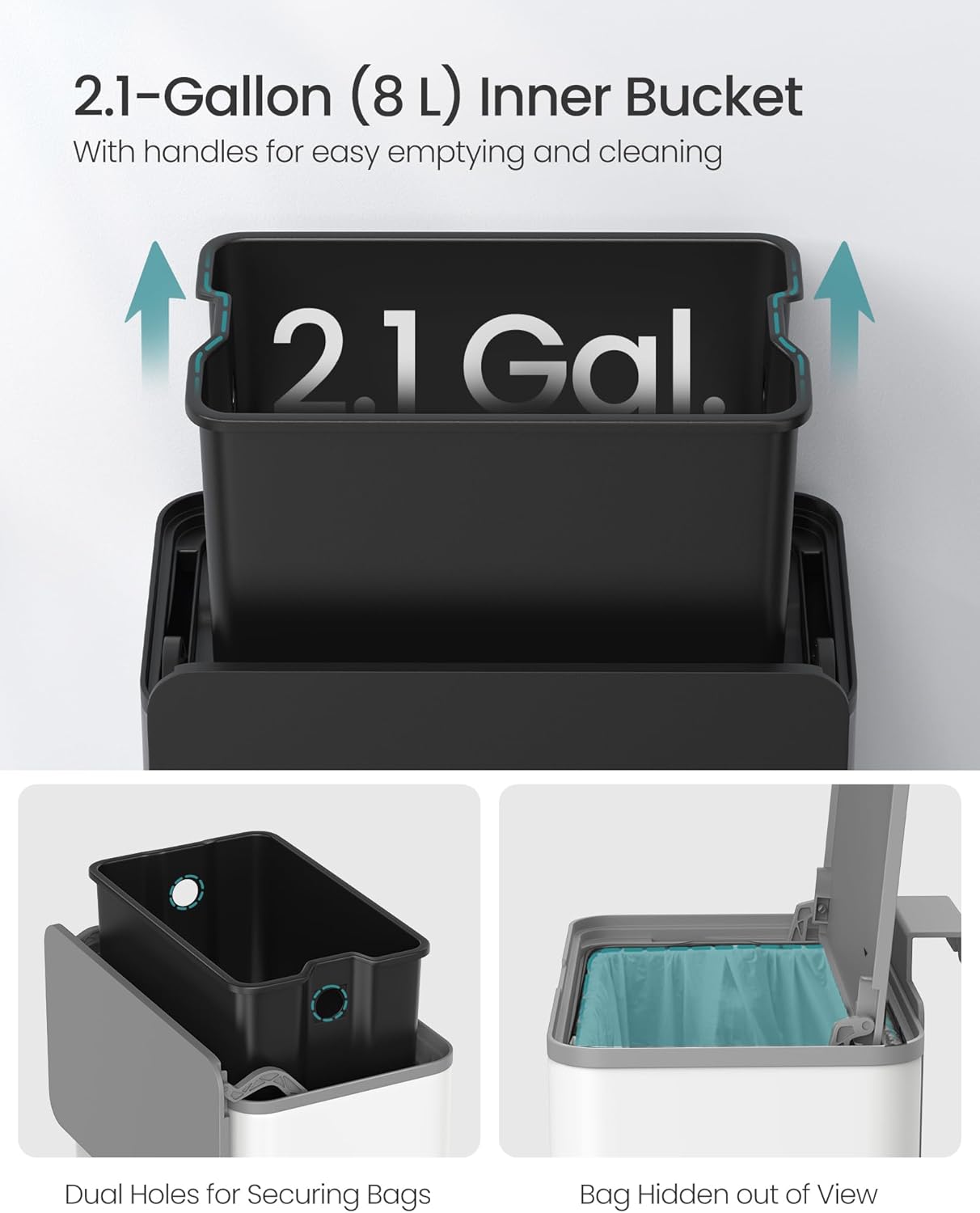 SONGMICS Hanging Kitchen Bin