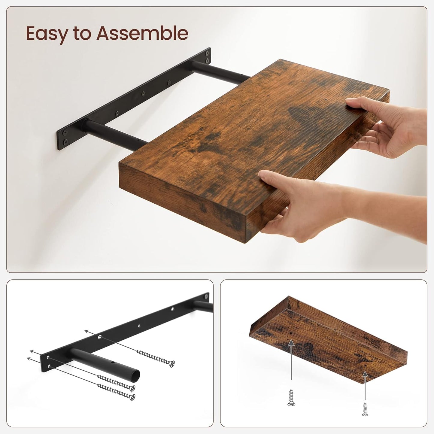 VASAGLE Wall Shelf LWS28BX