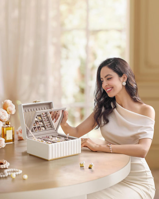 SONGMICS Jewellery Box JBC182W01