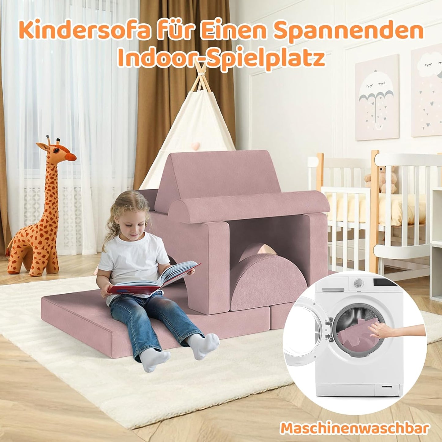 Set of 14 pcs children's sofa