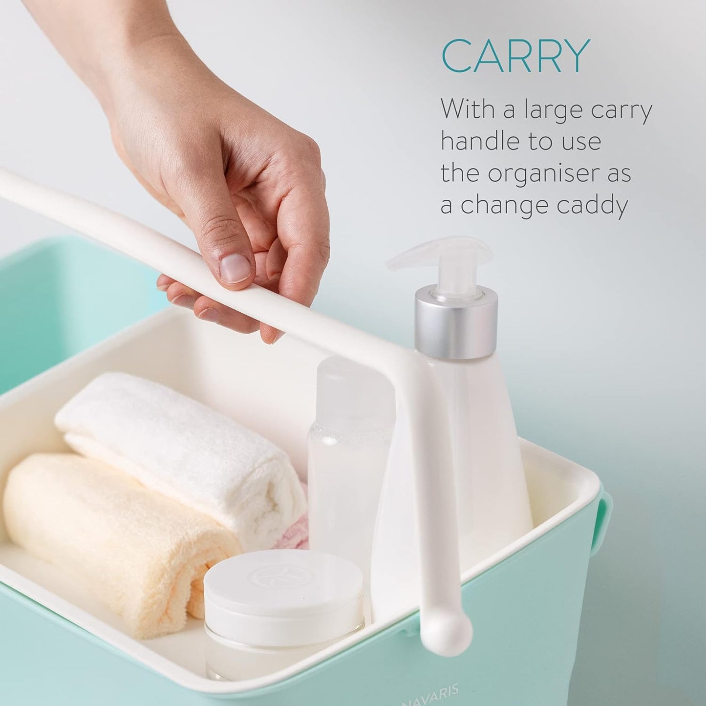 Navaris Baby changing table organizer