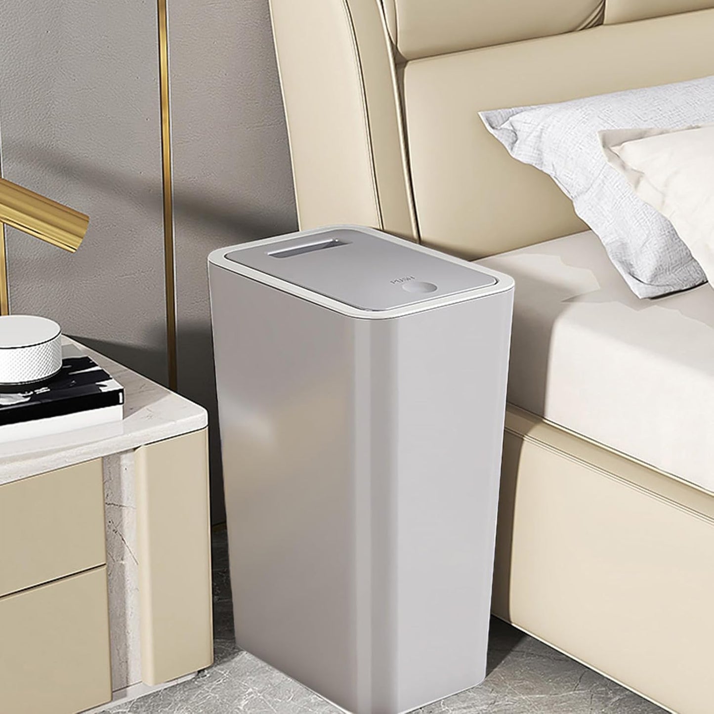 Household Trash Can with Lid