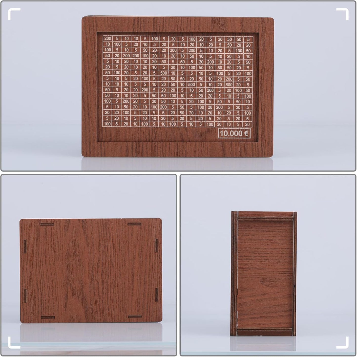 Cash Vault Wooden Savings Box