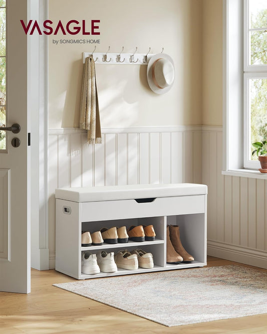 VASAGLE Padded Shoe Bench LHS30W