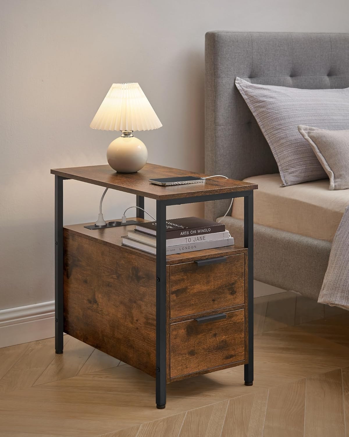 VASAGLE Bedside Table