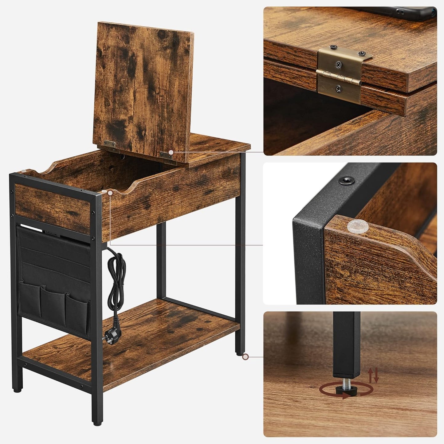 VASAGLE Side Table LET311B01