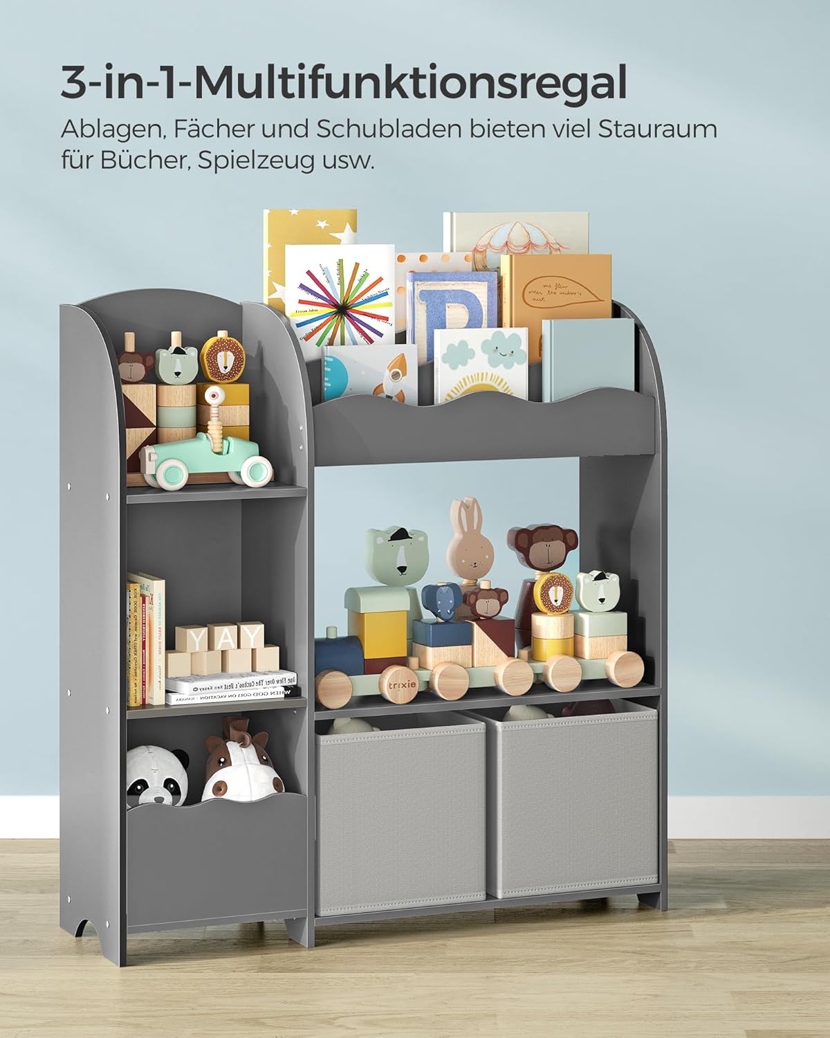 SONGMICS Children's Bookcase GKR042G01