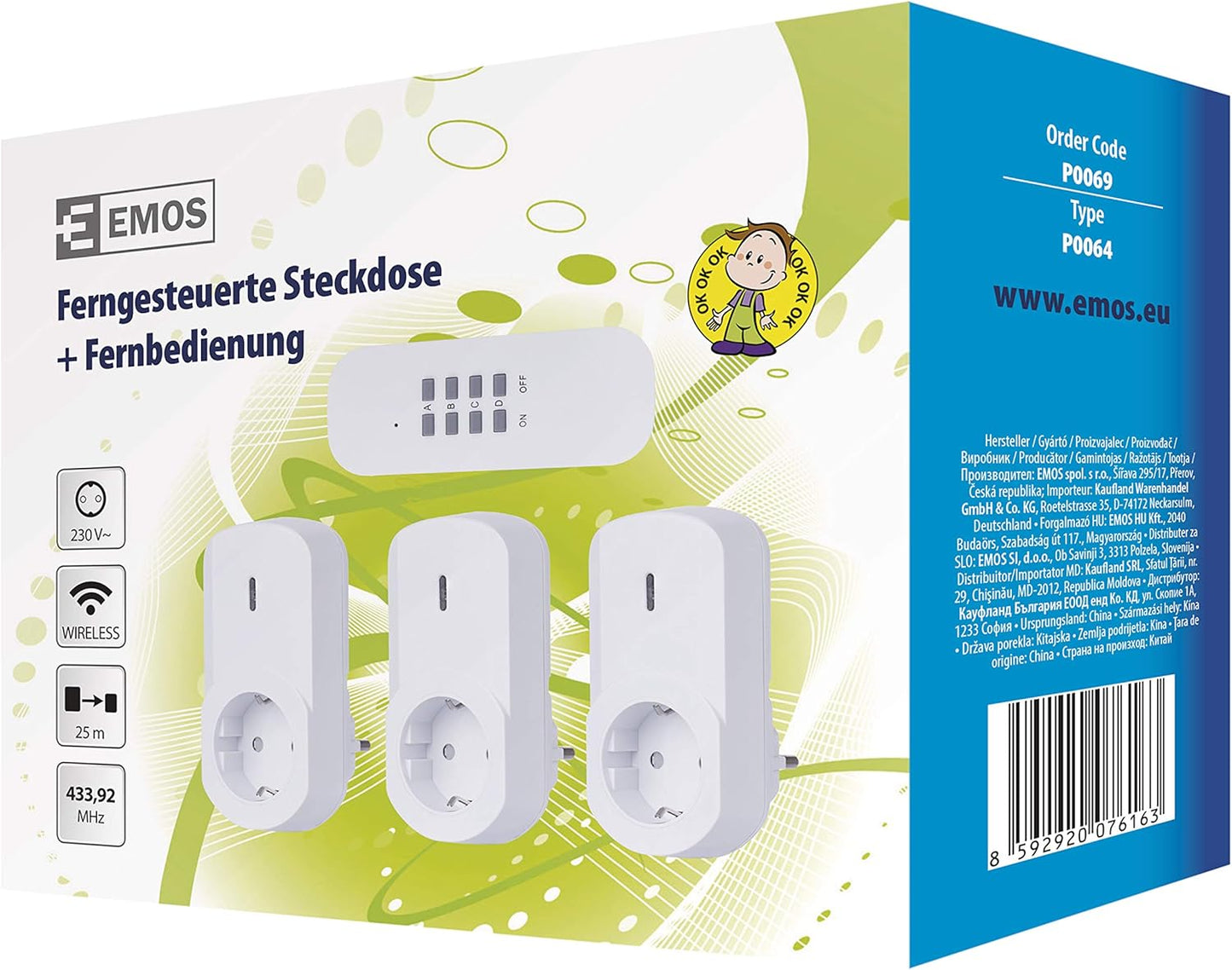 EMOS Wireless Socket Set