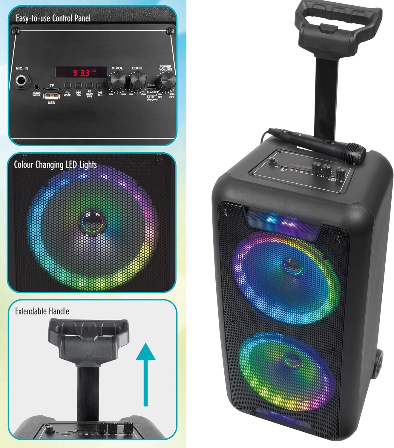 INTEMPO Bluetooth Karaoke Speaker