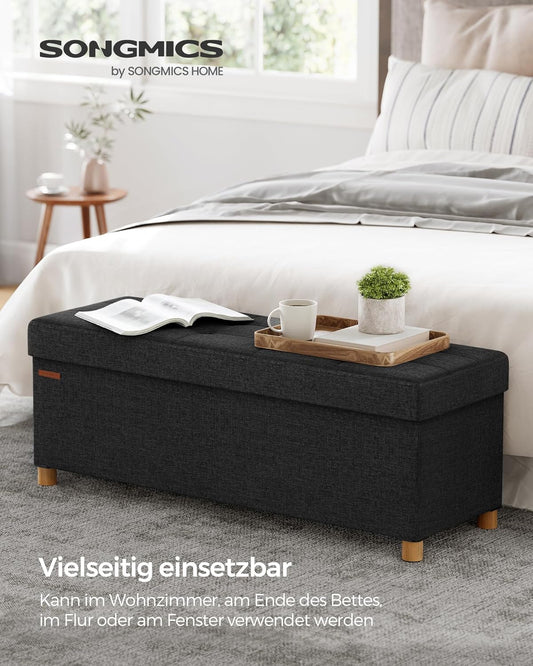 SONGMICS Stool with Storage Space LSF016B11