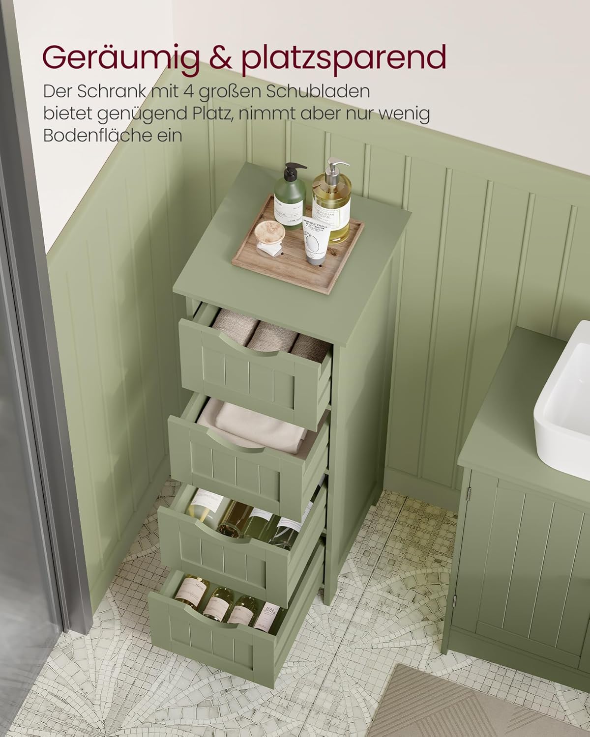 VASAGLE Bathroom Cabinet