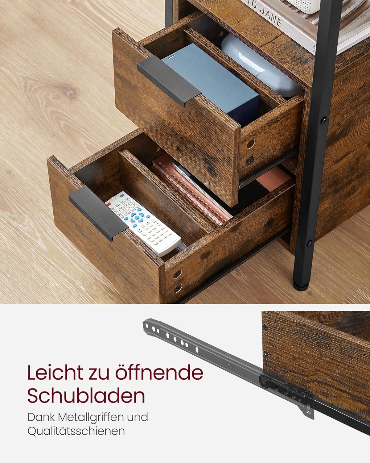 VASAGLE Bedside Table