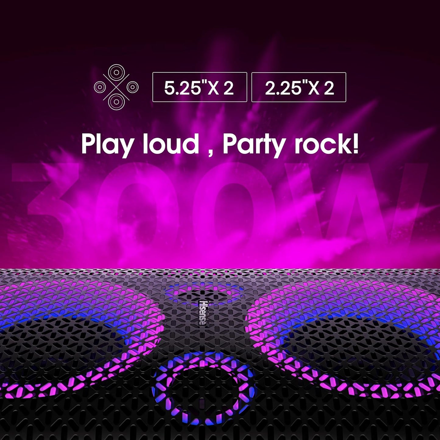 Hisense PORTABLE Wireless Party Speaker