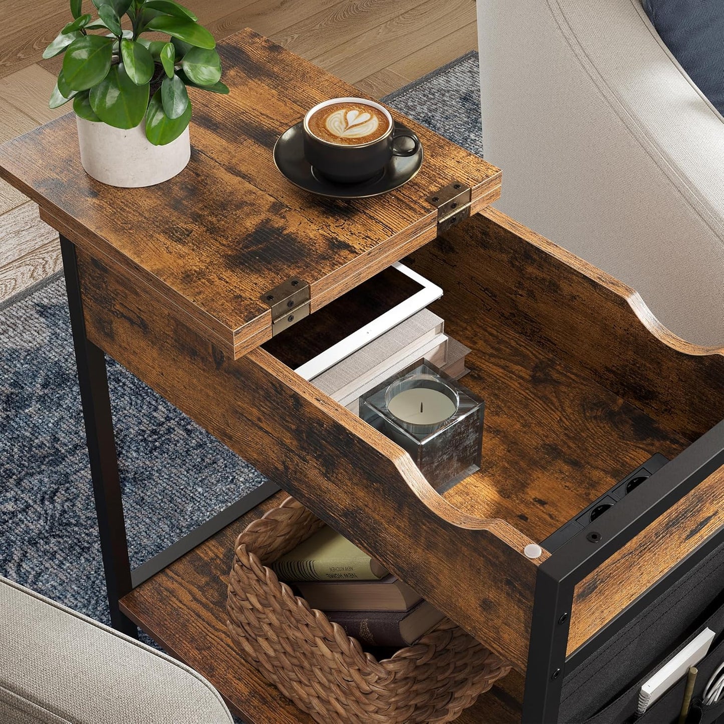 VASAGLE Side Table LET311B01
