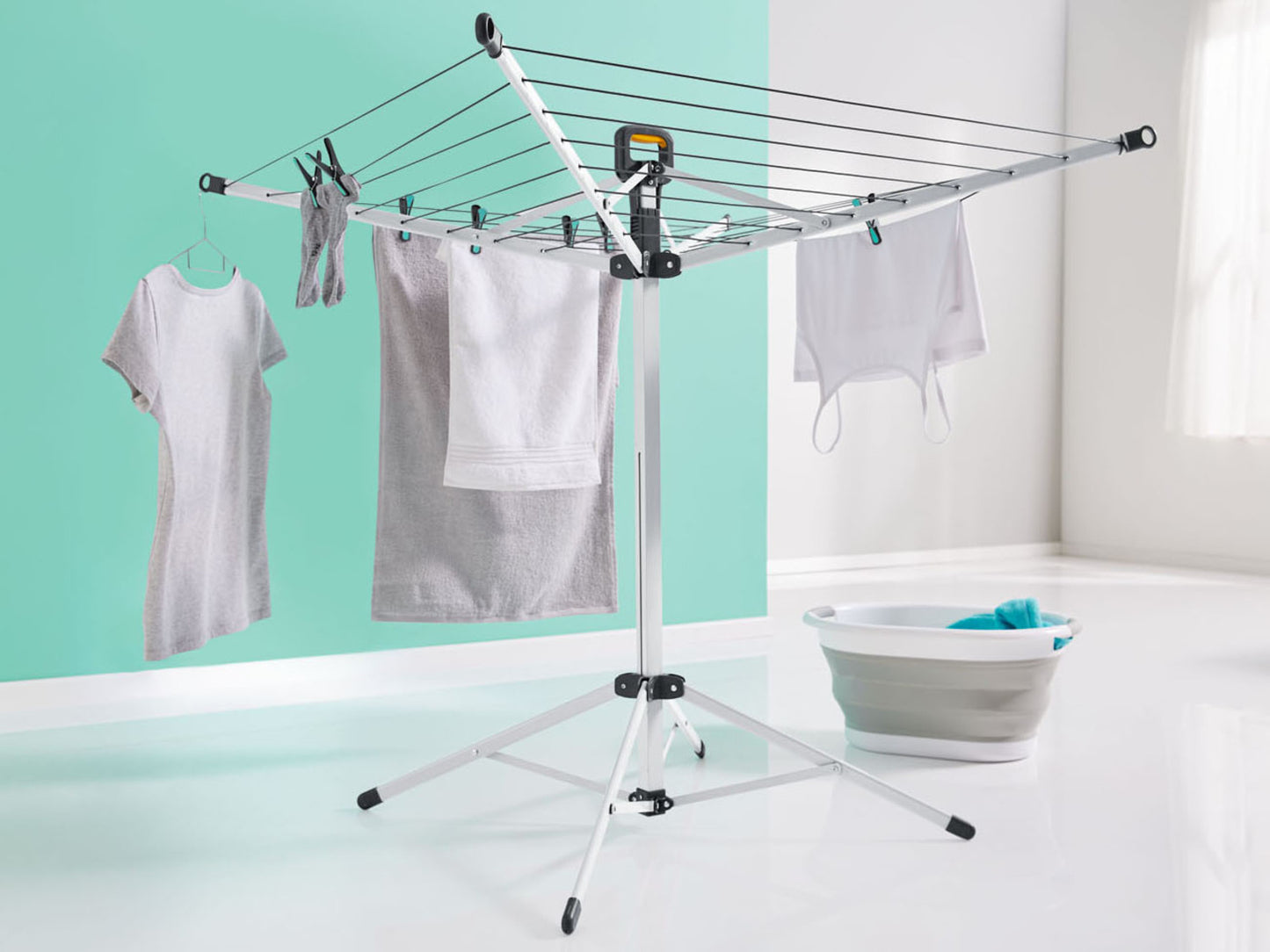 AquaPur Rotary Folding Clothes Drying Rack
