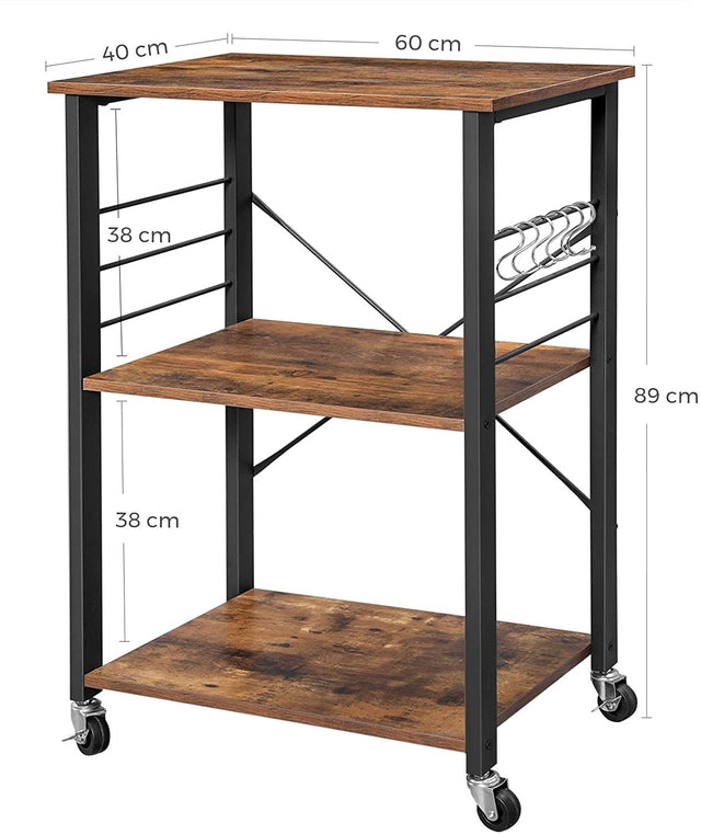 VASAGLE Rack on Wheels