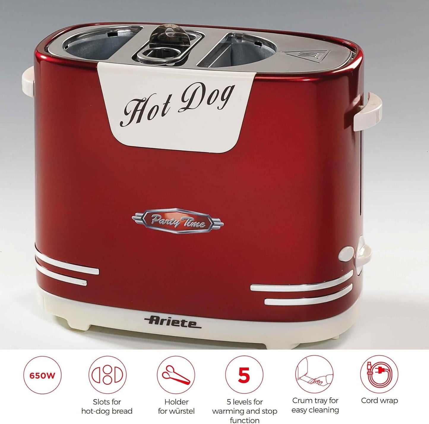 Ariete Party Time Hot dog Maker