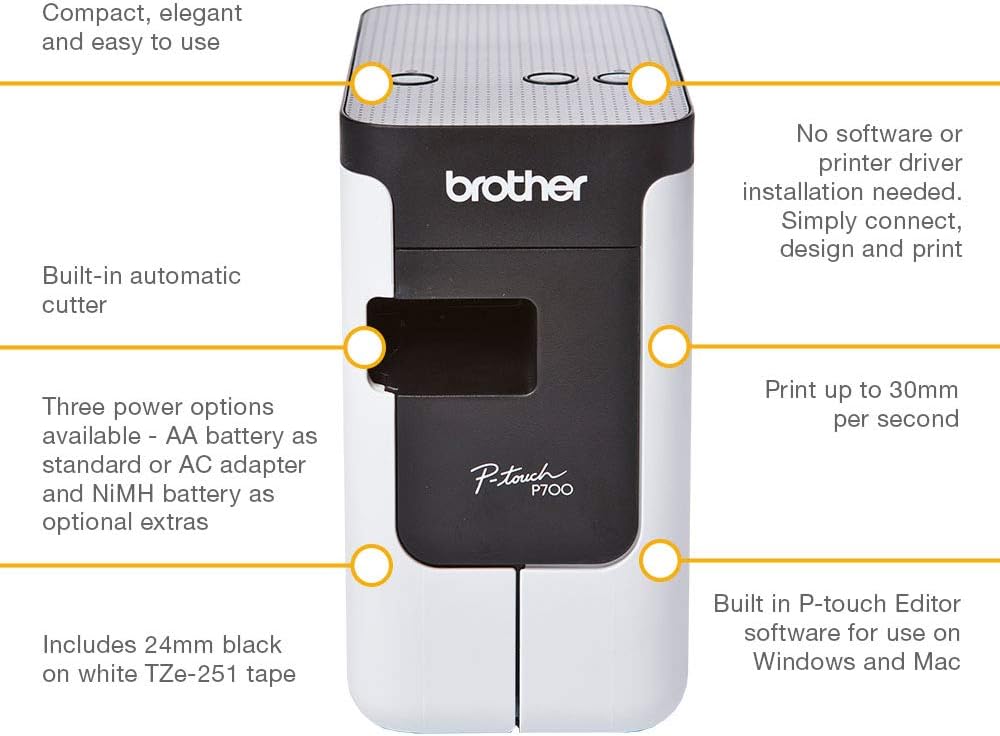 BROTHER P700 Label Printer