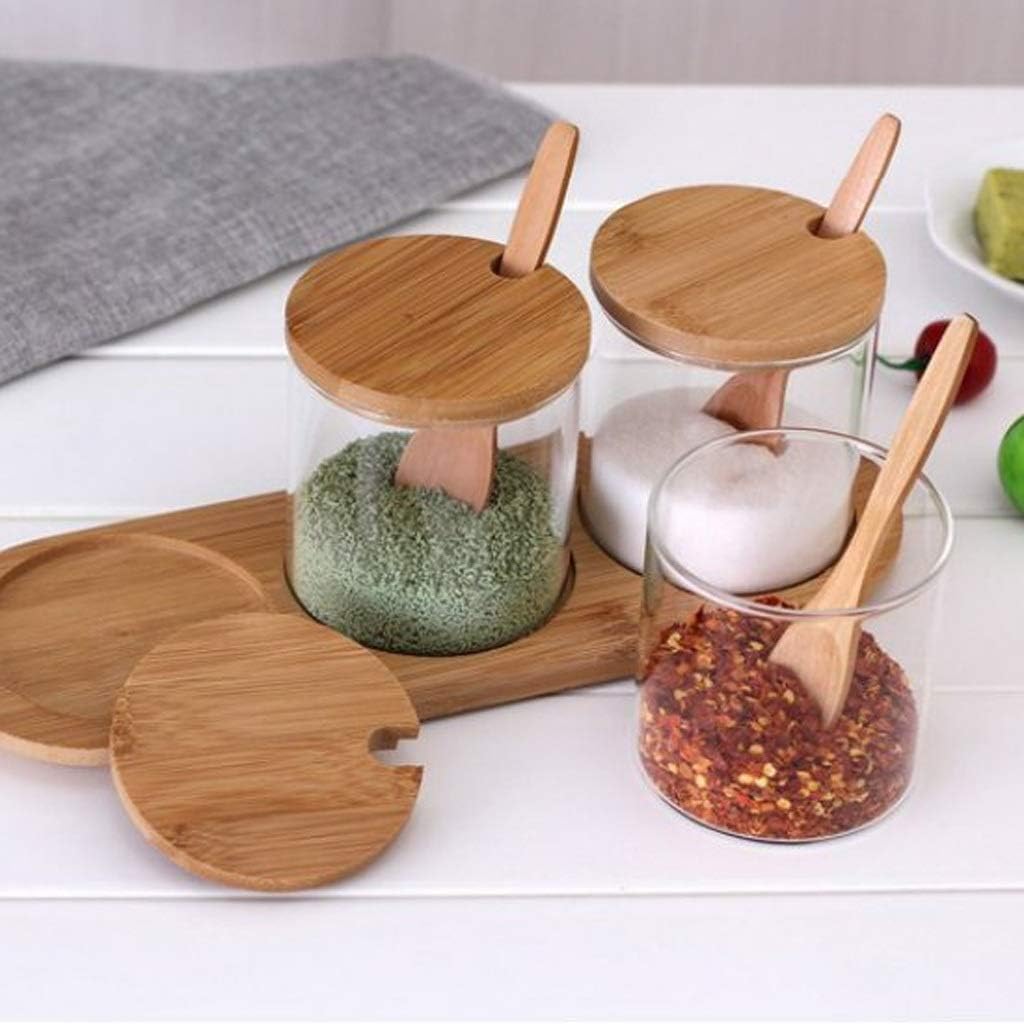 Bamboo Spice Jars