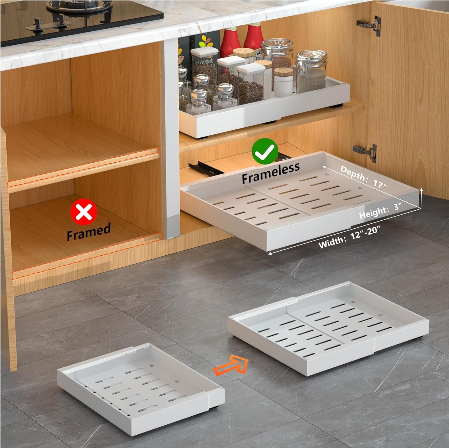 Pull Out Cabinet Organizer