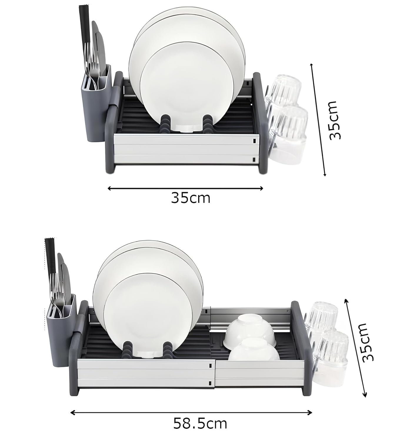 Aluminum Dish Drying Rack