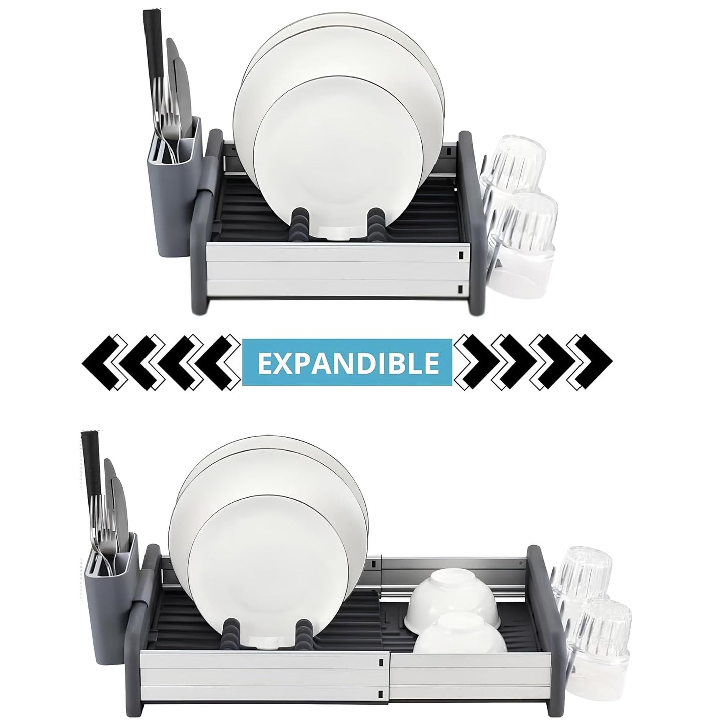 Aluminum Dish Drying Rack